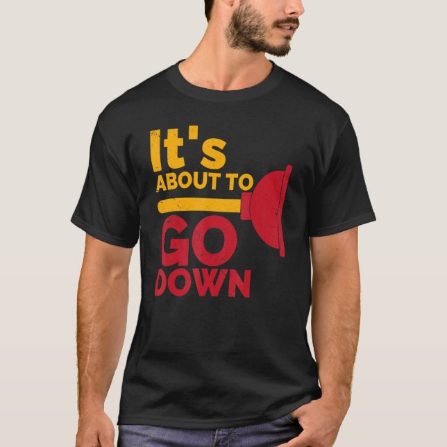 Es wird bald Plunger Tradesman plumbing P T-Shirt (Vorderseite)