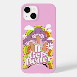 Es wird besser Gute Vibes & Groovy Feels Retro Case-Mate iPhone 14 Hülle