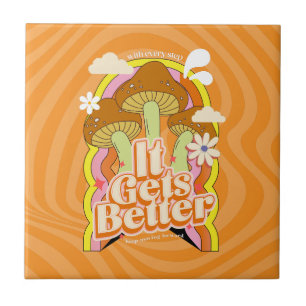 Es wird besser Gute Vibes & Groovy fühlt sich ku Fliese