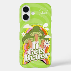 Es wird besser Gute Vibes & Groovy Gefühle Custo iPhone 16 Hülle