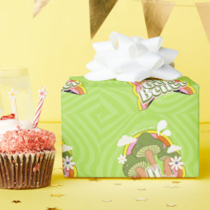 Es wird besser Gute Vibes & Groovy Gefühle Custo Geschenkpapier