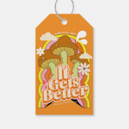 Es wird besser | Gute Vibes & Retro Groovy Feels Geschenkanhänger