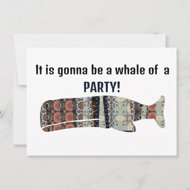 Es wird ein Party sein Einladung (Vorderseite)