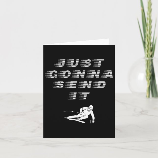Es wird einfach Cooles grafisches Design senden Karte (Vorderseite)