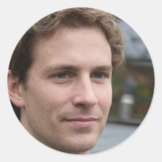 Es wird geschehen runder aufkleber