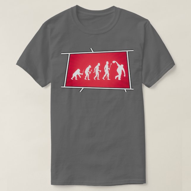 Es wird Ihnen nie leichter, einfach besser Bowling T-Shirt (Design vorne)