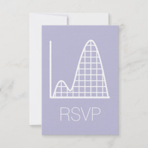 Es wird in der Lavendel RSVP-Karte hinzugefügt RSVP Karte
