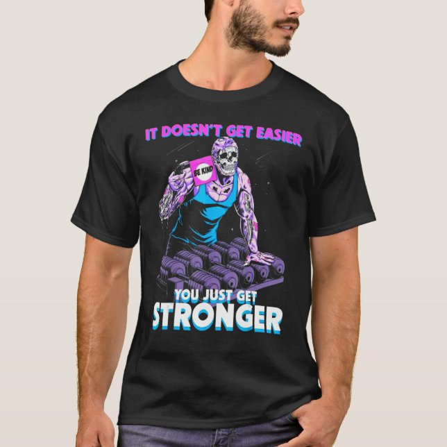 Es wird nicht einfacher, freundlich zu sein, du be T-Shirt (Vorderseite)