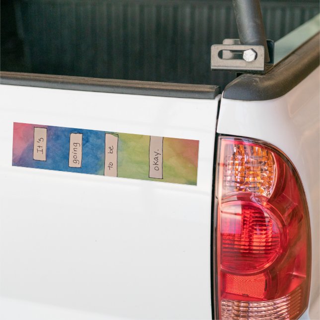 Es wird schon okay sein. autoaufkleber (Auf Lkw)