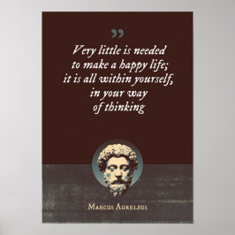 Es wird sehr wenig gebraucht, um ein glückliches L Poster