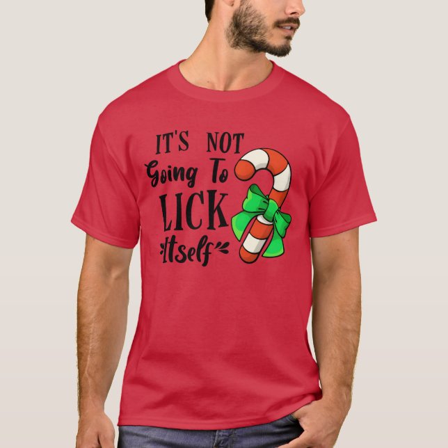 Es wird seinen Freund von Candy Cane Bow nicht bel T-Shirt (Vorderseite)