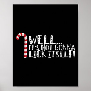 Es wird sich nicht selber klopfen - Weihnachten sc Poster
