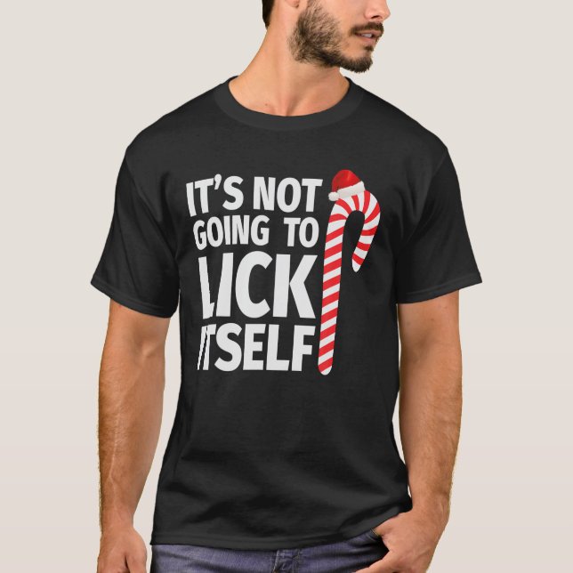 Es wird sich nicht selbst Weihnachtscreme Candy Ca T-Shirt (Vorderseite)