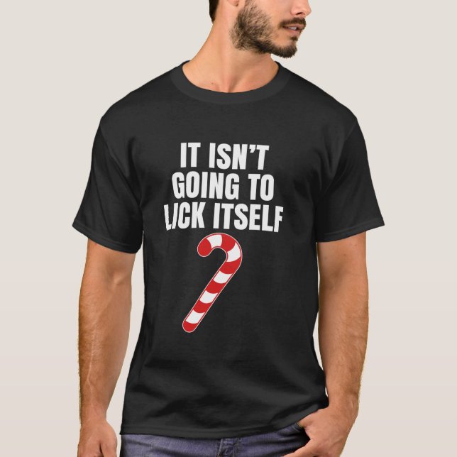 Es wird sich selbst die lustige Adult Christma aus T-Shirt (Vorderseite)