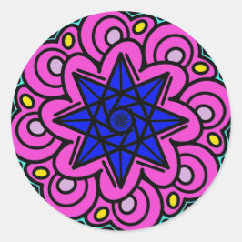 Es wurde aus Sternen gemacht Runder Aufkleber