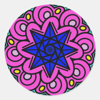 Es wurde aus Sternen gemacht Runder Aufkleber