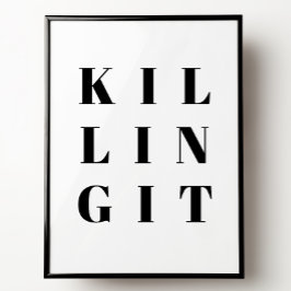 Es zu einem inspirierenden Zitat führen Poster