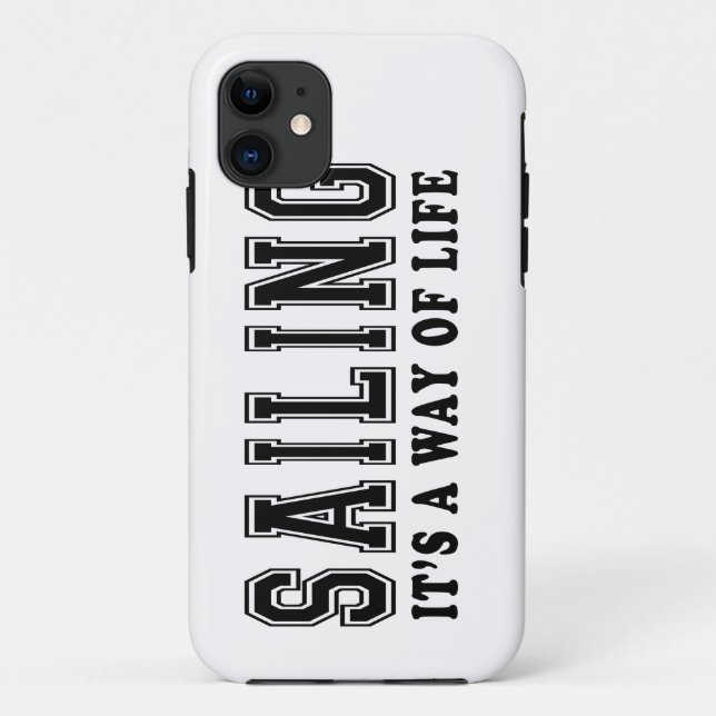 Es zu segeln ist Lebensart Case-Mate iPhone Hülle (Rückseite)