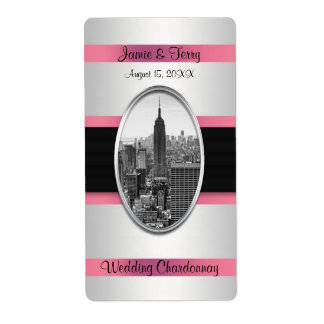 ESB Weißrosa Weinetikett