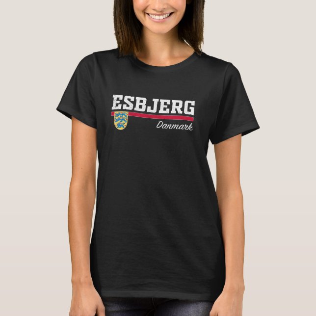 Esbjerg Dänemark Danmark T-Shirt (Vorderseite)