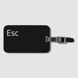 Esc (Escape)-Computerschlüssel Gepäckanhänger
