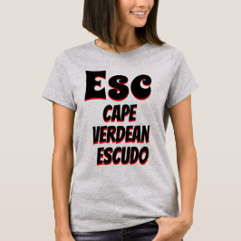 Esc Kap Verdean escudo white T-Shirt