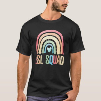 Esc Squad Lehrer Crew Team zurück zur Schule T-Shirt