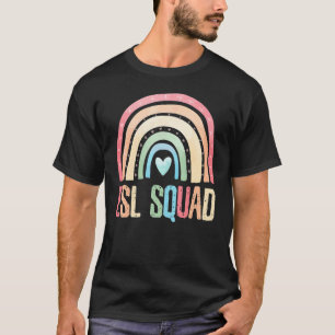 Esc Squad Lehrer Crew Team zurück zur Schule T-Shirt