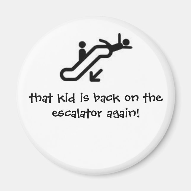 Escalator Kid Magnet (Vorne)