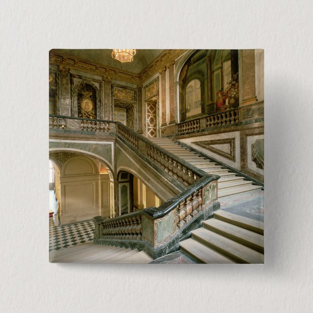 Escalier de la Reine (das Treppenhaus der Königin) Button (Vorderseite)