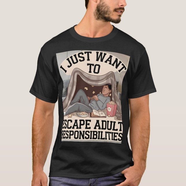 Escape Artist: Master of Cosy Blanket Forts and Sn T-Shirt (Vorderseite)