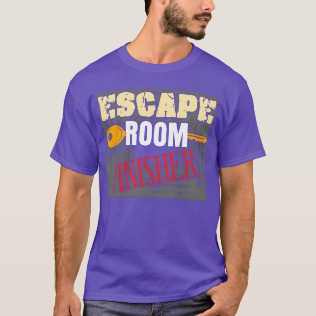 Escape Game Finisher Escape Room funny T-Shirt (Vorderseite)