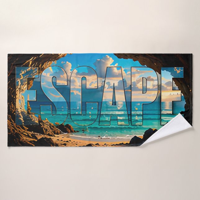 Escape Luxus-Tropenresort Badehandtuch (Badehandtuch)