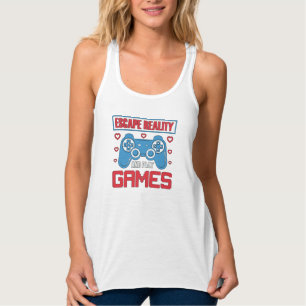 Escape Reality and Play Games Video game Tank Top