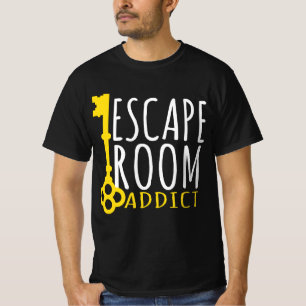 Escape Room Addicat Puzzle Solver Adventure T-Shirt