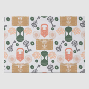 Escape Room Gender Reveal Baby Shower Seidenpapier