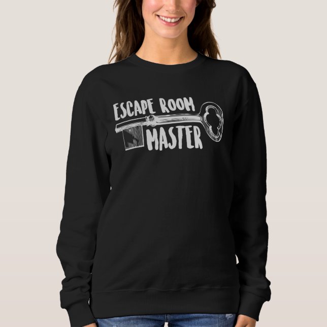 Escape Room Master Key Room Spiel Adventure Puzzle Sweatshirt (Vorderseite)
