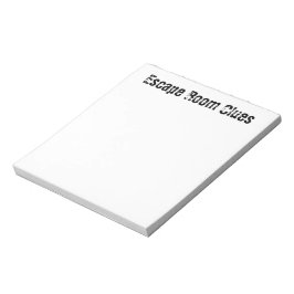 "Escape Room" Note Pad Notizblock