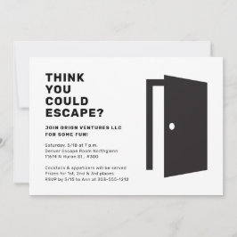 Escape Room Party Einladung