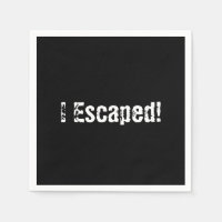 "Escape Room" Party Paper Napkins