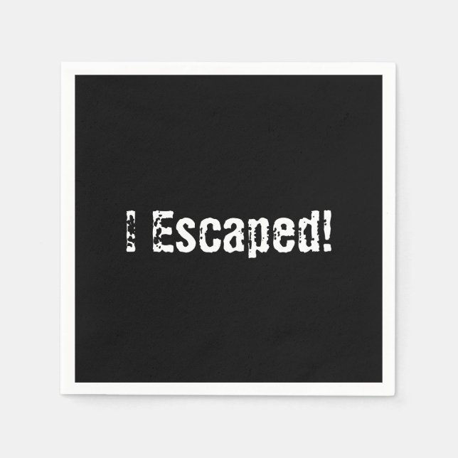"Escape Room" Party Paper Napkins Serviette (Vorderseite)