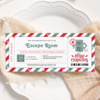 Escape Room Weihnachtsgeschenkgutschein
