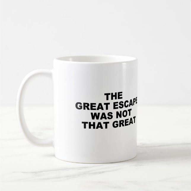 Escape-Tasse Kaffeetasse (Links)