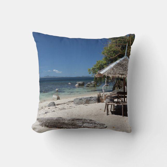 Escape to the white sands of Palawan Kissen (Vorderseite)