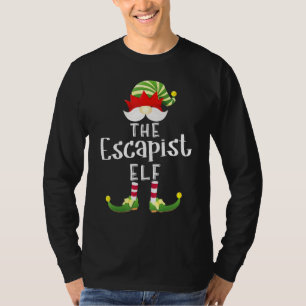 Escapist Elf Group Christmas Pajama Party T-Shirt