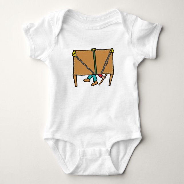 Escapologie Baby Strampler (Vorderseite)
