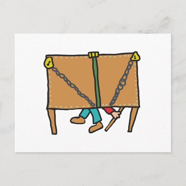 Escapologie Postkarte (Vorderseite)