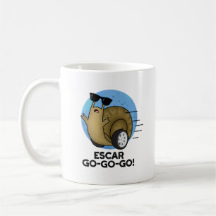 Escar-go-go Funny French Snail Pun Kaffeetasse