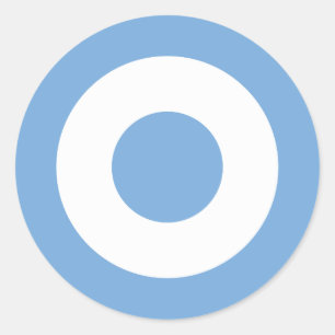 Escarapela Argentinien - Roundel Argentinien Runder Aufkleber