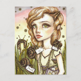 Escargot Express Postkarte